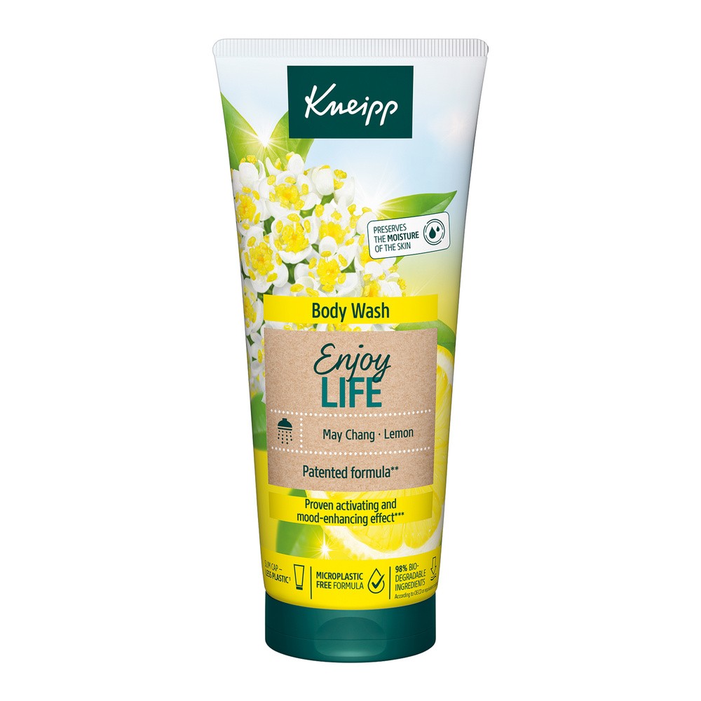 Kneipp Body Wash Enjoy Life May Chang & Lemon żel pod prysznic 200 ml