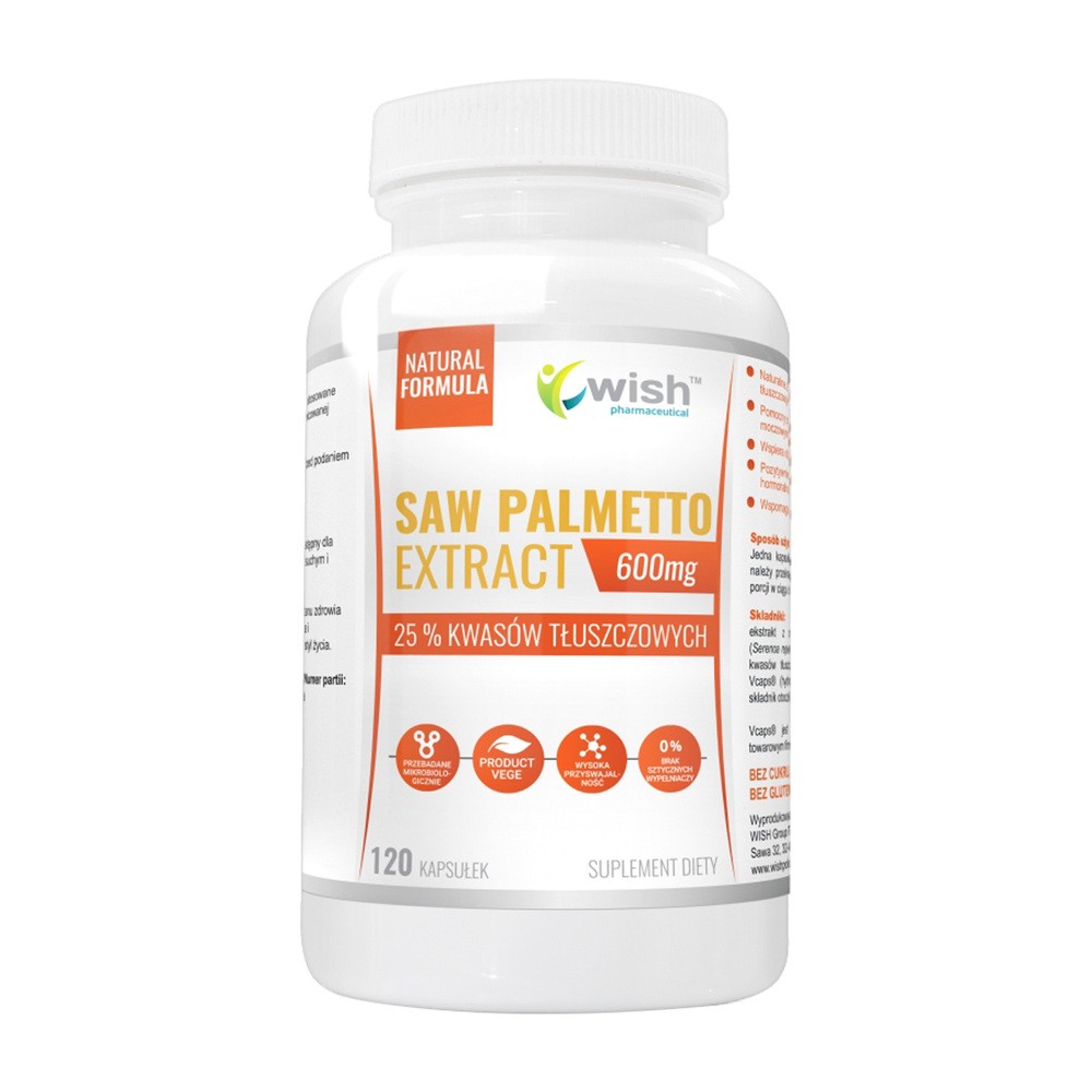 WISH WISH Saw Palmetto Extract 600mg 120caps