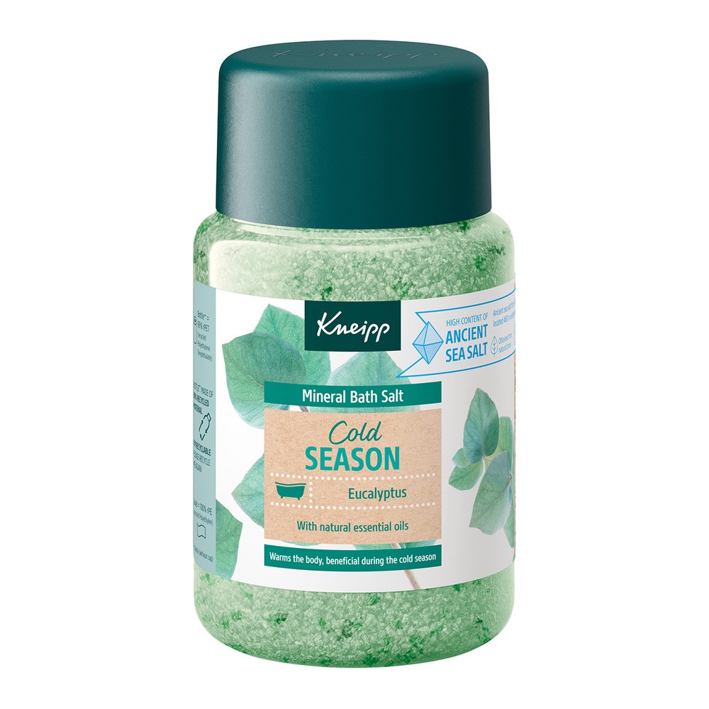 Kneipp Mineral Bath Salt Cold Season Eucalyptus sól do kąpieli 500 g unisex