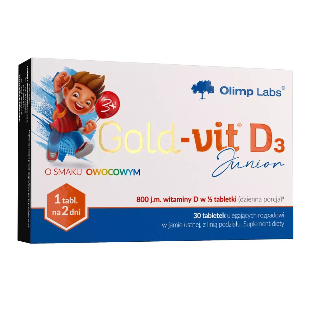 Olimp LABORATORIES Gold-Vit D3 Junior 800 j.m. 30 tabletek