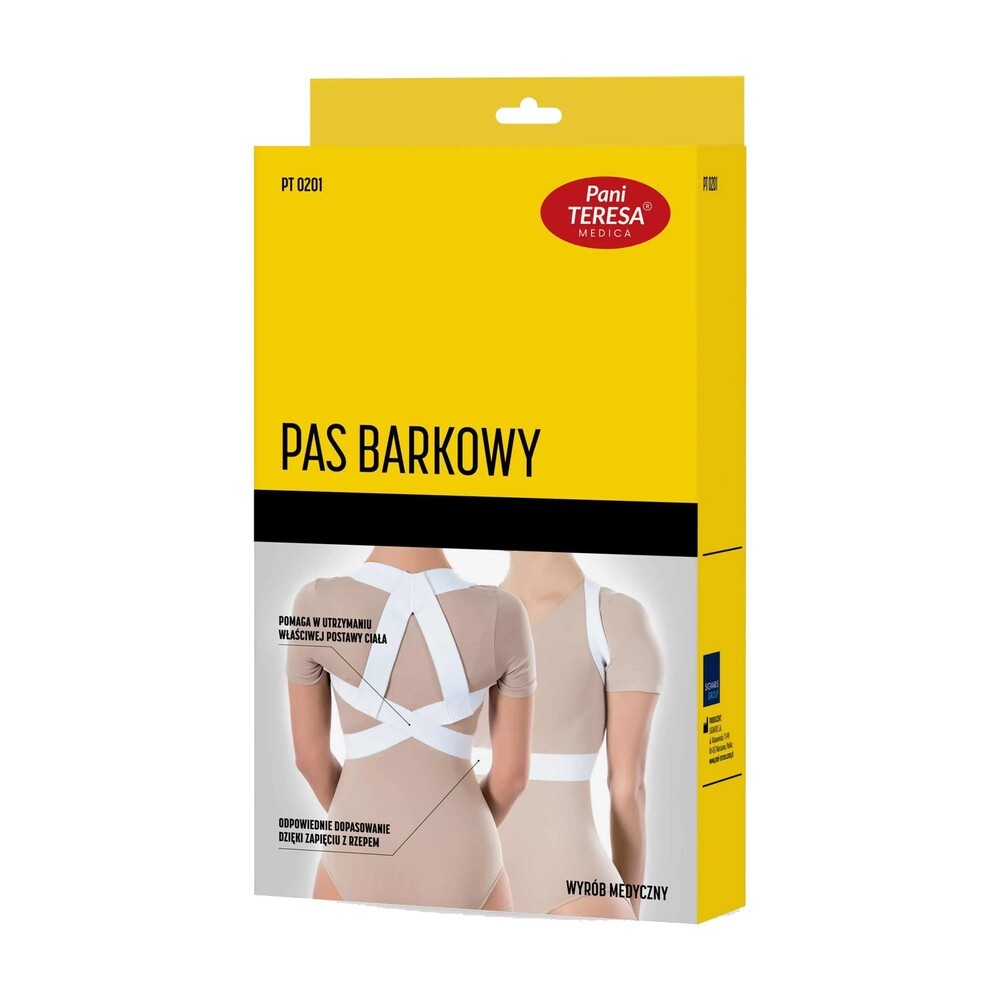 Pani Teresa Pas barkowy prostujący cielisty M NN-SPT-PKCU-002