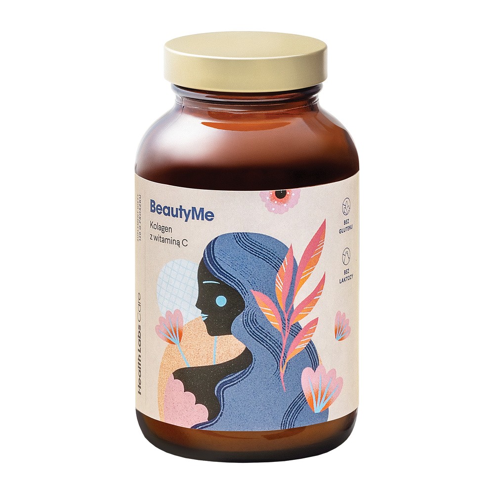 HealthLabs Kolagen z witaminą c (beauty me) - suplement diety 120 g