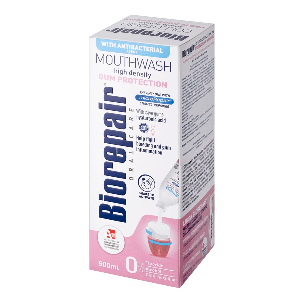 Biorepair BioRepair Płukanka Ochrona Dziąseł - płyn do higieny jamy ustnej 500ml