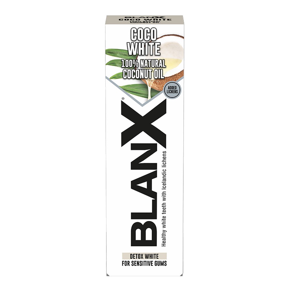 Coswell BLANX MEN pasta 75ml - wybielająca pasta do zębów z Blue Formula zapewniająca długotrwałe uczucie świeżości