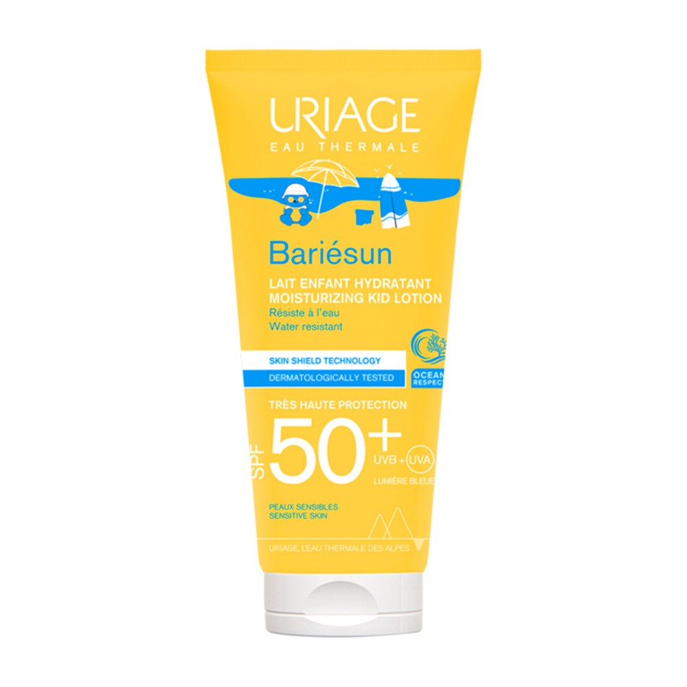 Uriage Bariesun Nawilżające mleczko do twarzy i ciała dla dzieci SPF50+, 100ml