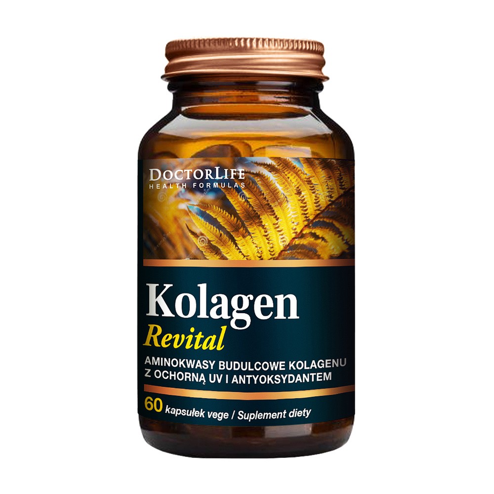 Doctor Life, Kolagen revital antyoksydant, 60 kaps.