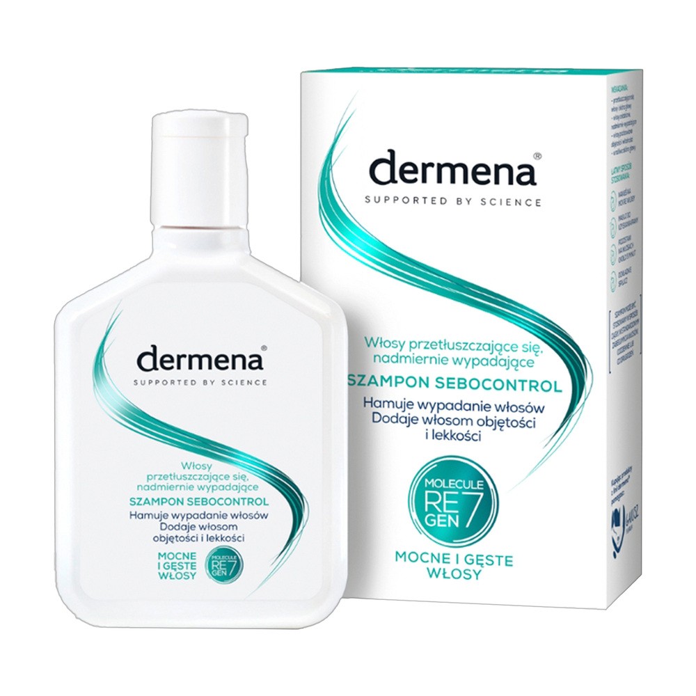 Dermena Support.By Science szampon do włosów Sebocontrol, 200ml