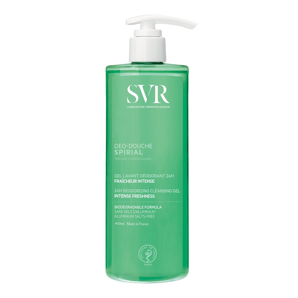 SVR Spirial Deo-Douche intensywnie odświeżający, dezodorujący żel do mycia 400 ml