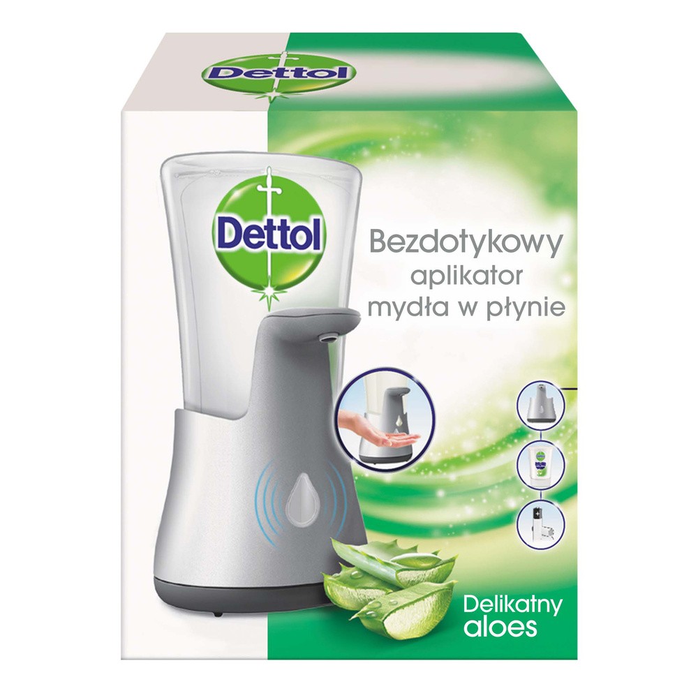 Dettol Bezdotykowy dozownik mydła Aloe Vera 250 ml