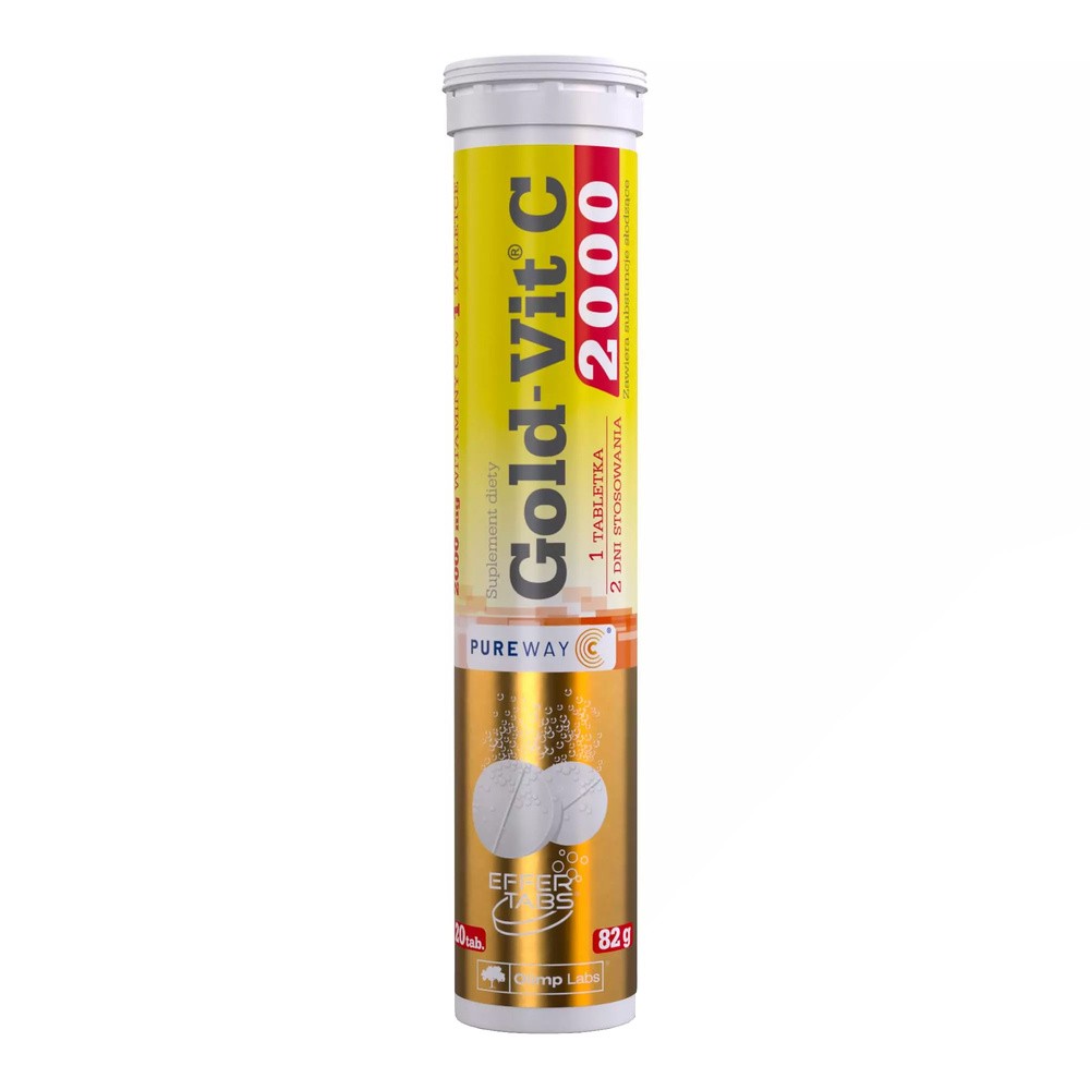 Olimp LABORATORIES Gold-Vit C 2000 smak pomarańczowy 20 tabletek musujących 3840761
