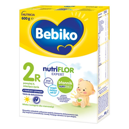 Bebiko 2R Mleko następne dla niemowląt powyżej 6. miesiąca życia 600 g