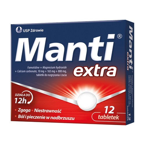 US Pharmacia Sp z o.o Manti Extra 12 tabletek