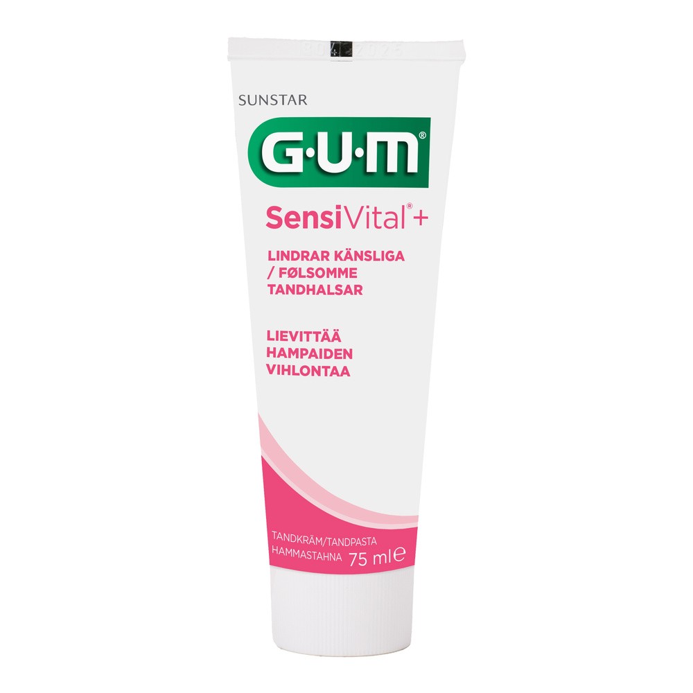 GUM Sunstar Butler GUM SensiVital Pasta 75ml 6070