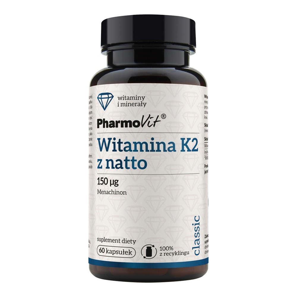 PHARMOVIT Pharmovit Witamina Witamina K2 z natto 60 k