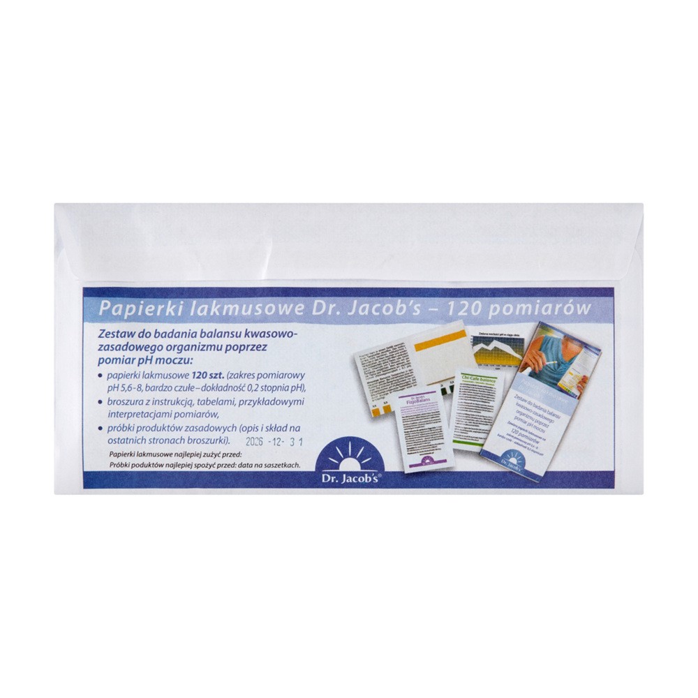 Dr. Jacob's Dr Jacobs Papierki lakmusowe 120 szt Dr Jacobs