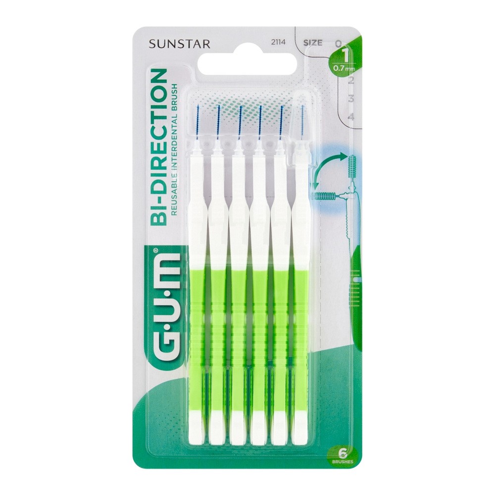 SUNSTAR Szczoteczki Międzyzębowe 0,7 Bi-Direction - GUM Sunstar 7630019903370