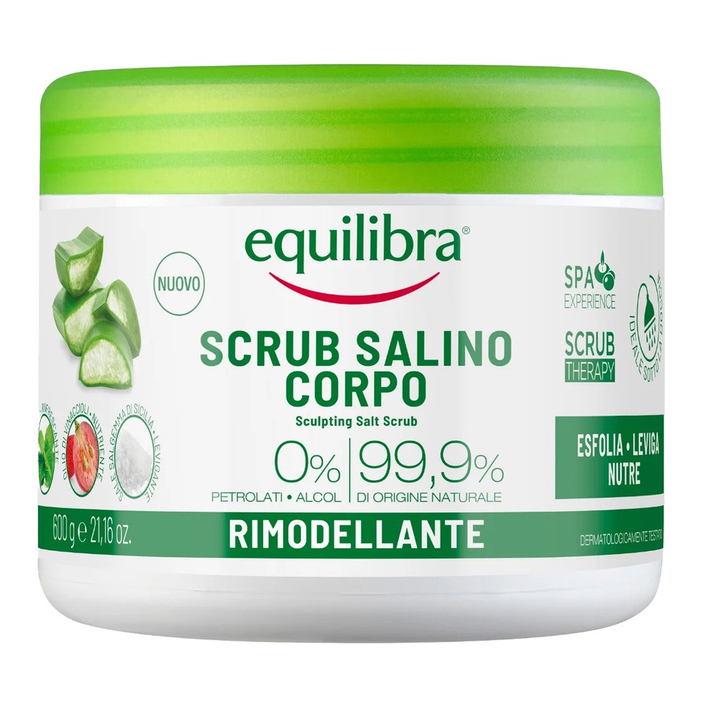 EQUILIBRA Modelujący peeling solny do ciała, 600g