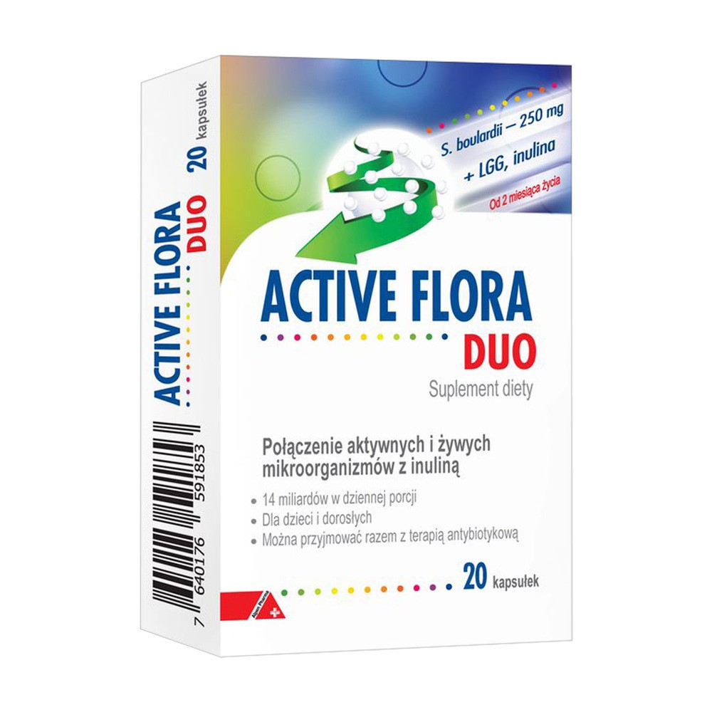 ALPEN PHARMA POLSKA SP. Z O.O. Active Flora Duo 20 kapsułek 3796921