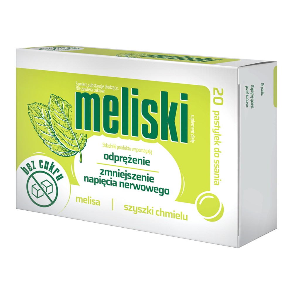 Meliski x 20 pastylek do ssania