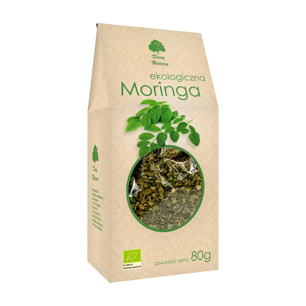 Dary Natury HERBATKA LIŚĆ MORINGI BIO 80 g