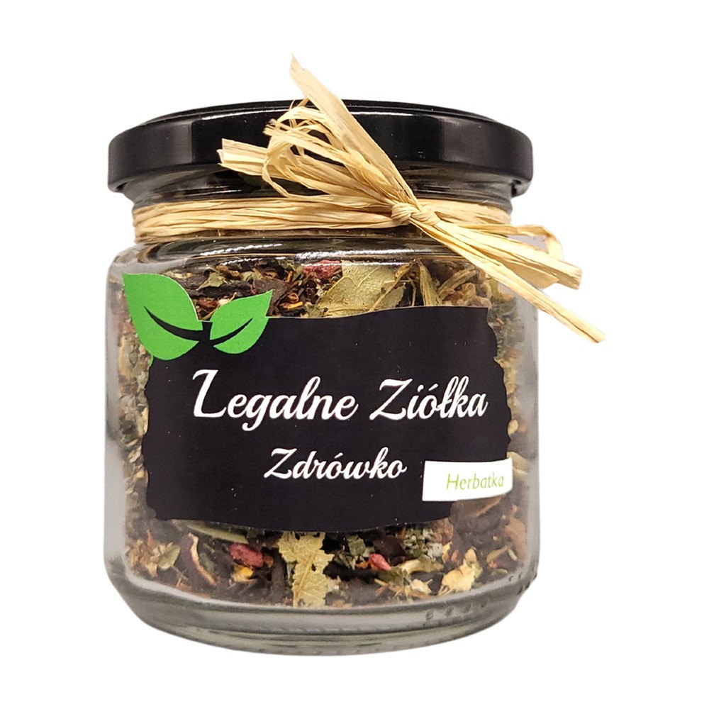 Herbata w słoiczku Zdrówko 50g / Legalne Ziółka