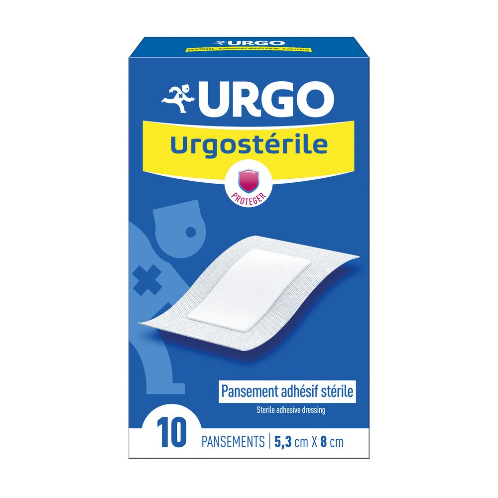 Polfa LABORATORIA SP Z O.O URGO Urgosterile Sterylny opatrunek samoprzylepny 5 cm x 9 cm 10 sztuk