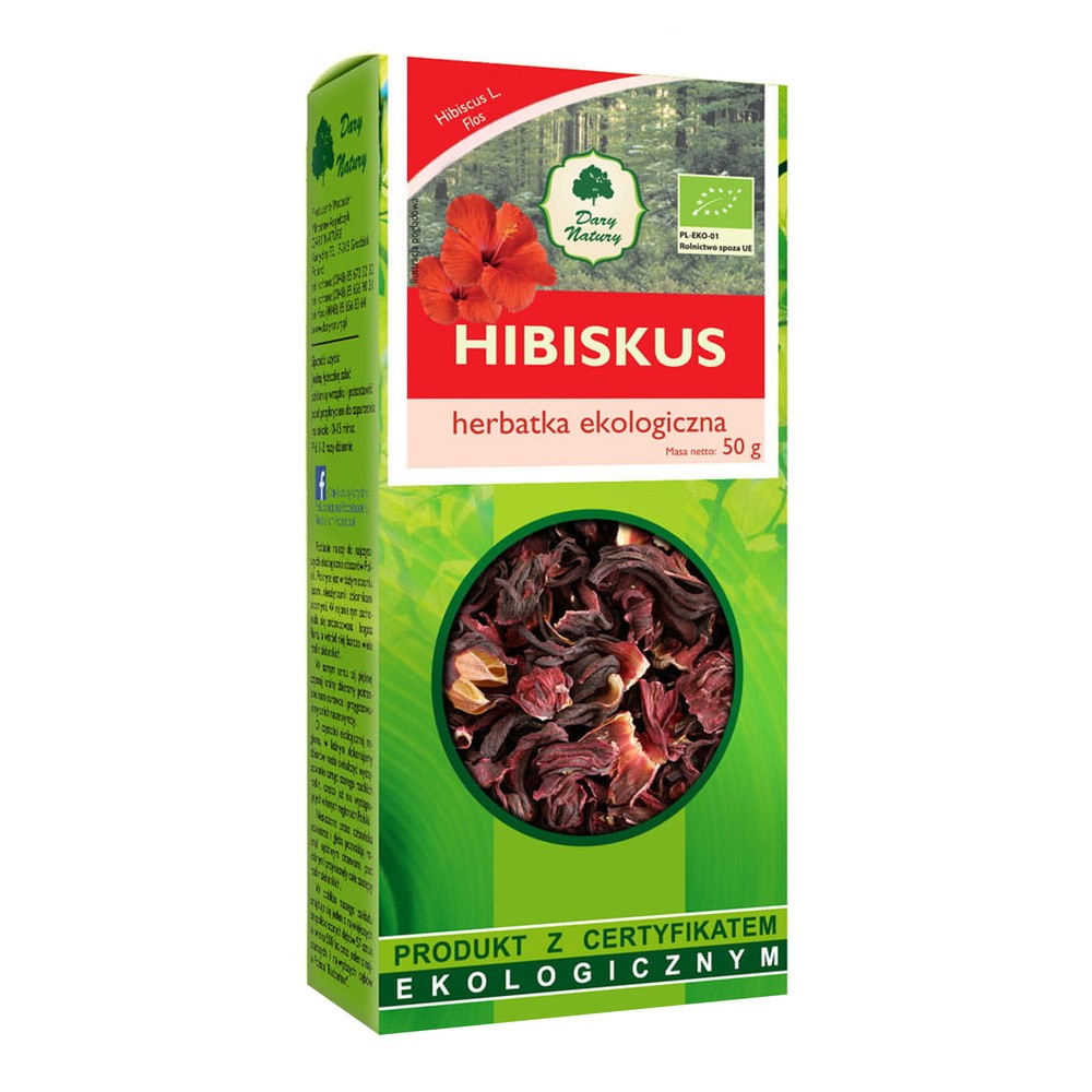 Dary Natury (h) (h): Owocowa Herbatka Hibiskus - 50 g