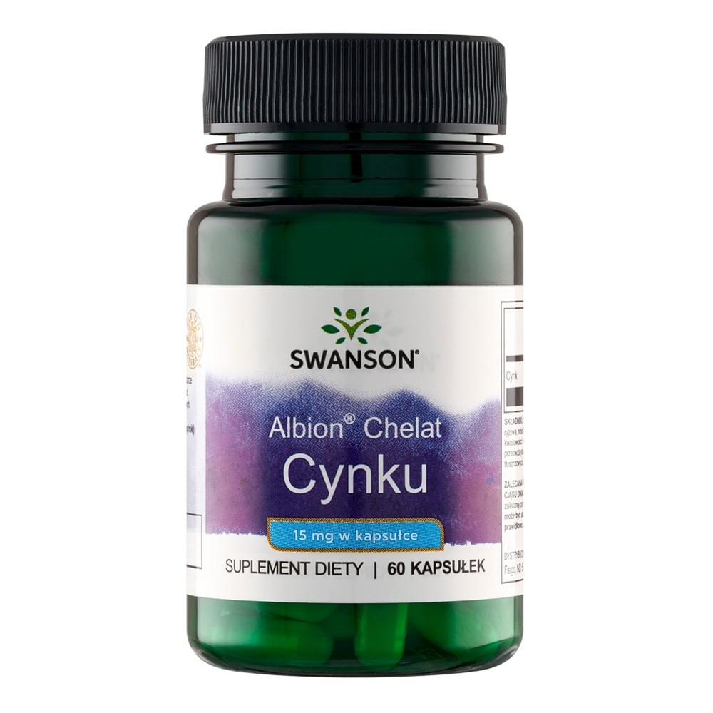 SWANSON Albion Chelat Cynku 15 mg 60 k SWU1089