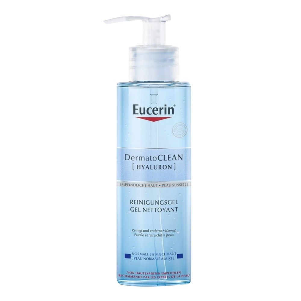 Eucerin DermatoCLEAN (HYALURON) Żel oczyszczający do skóry normalnej i mieszanej, 200 ml
