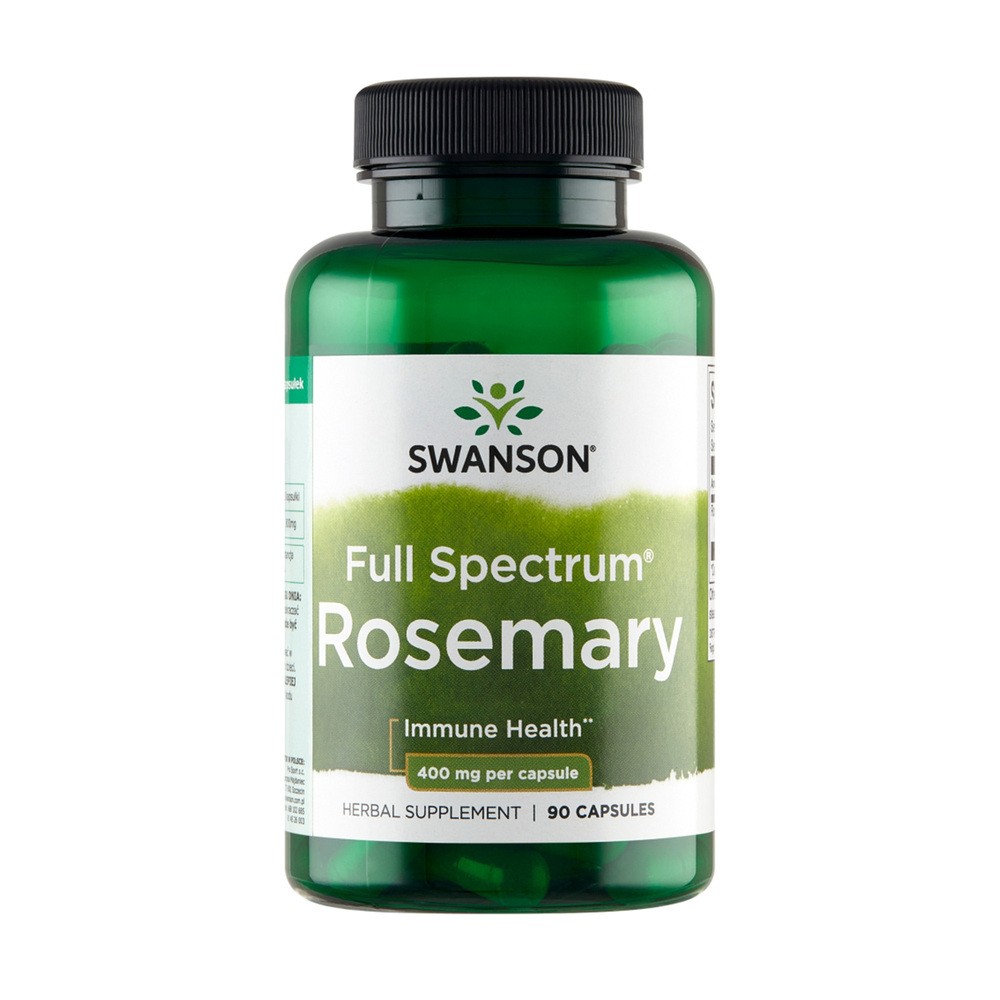 SWANSON Rozmaryn 400mg 90 kaps
