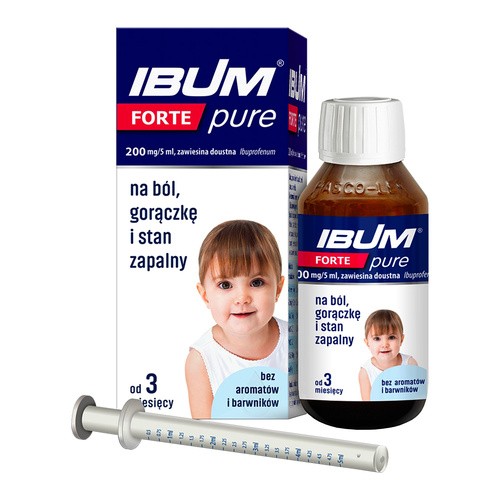 Hasco-Lek Ibum Forte Pure zawiesina doustna 200mg/5ml 100g Wysyłka kurierem tylko 10,99 zł