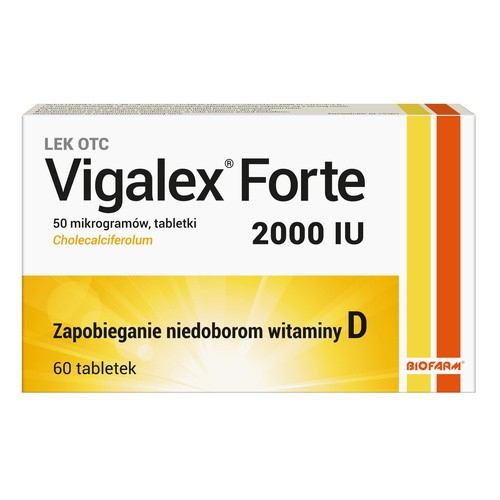 Biofarm SP.Z O.O Vigalex Forte 2000 j.m. 60 tabletek