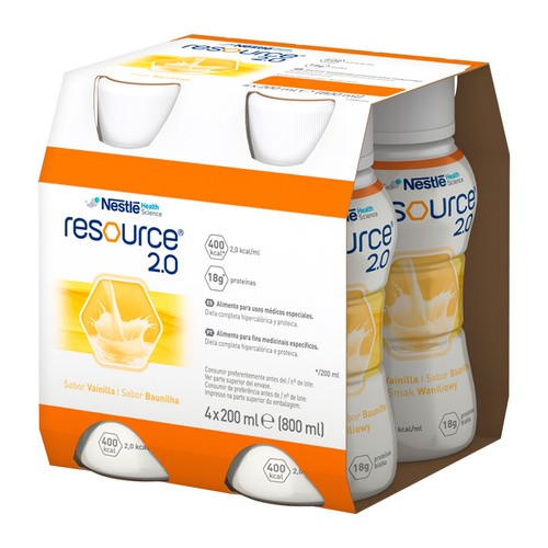 Resource 2.0 wanilia w czteropaku (4x) 4 x 200 ml
