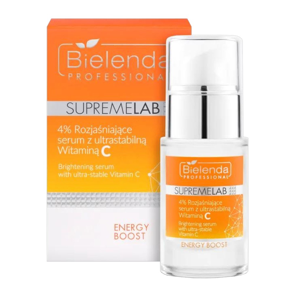 Bielenda Professional SupremeLab Energy Boost Rozjaśniające Serum z Ultrastabilną Witaminą C 15ml