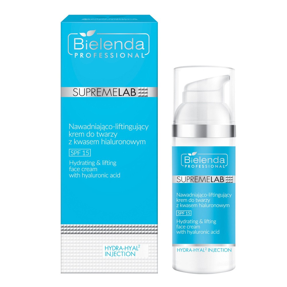 Bielenda Supremelab Hydra-Hyal2 Injection Hialuronowy Krem Do Twarzy SPF 15 50ml