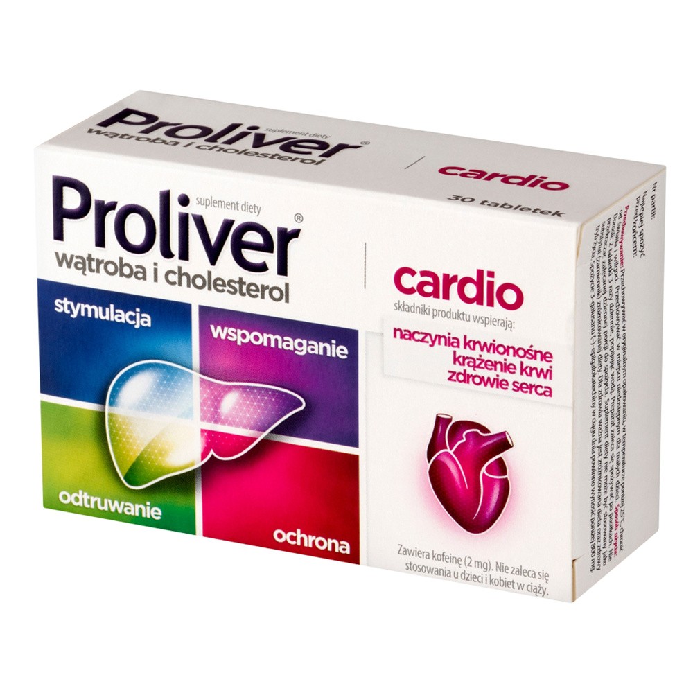 Aflofarm FARMACJA POLSKA SP. Z O.O. Proliver Cardio, 30 tabletek 3690421