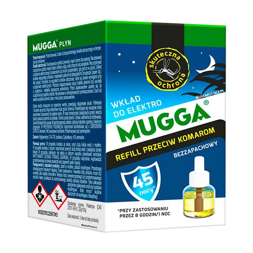 Mugga Płyn, wkład do elektrofumigatora na komary 35ml.