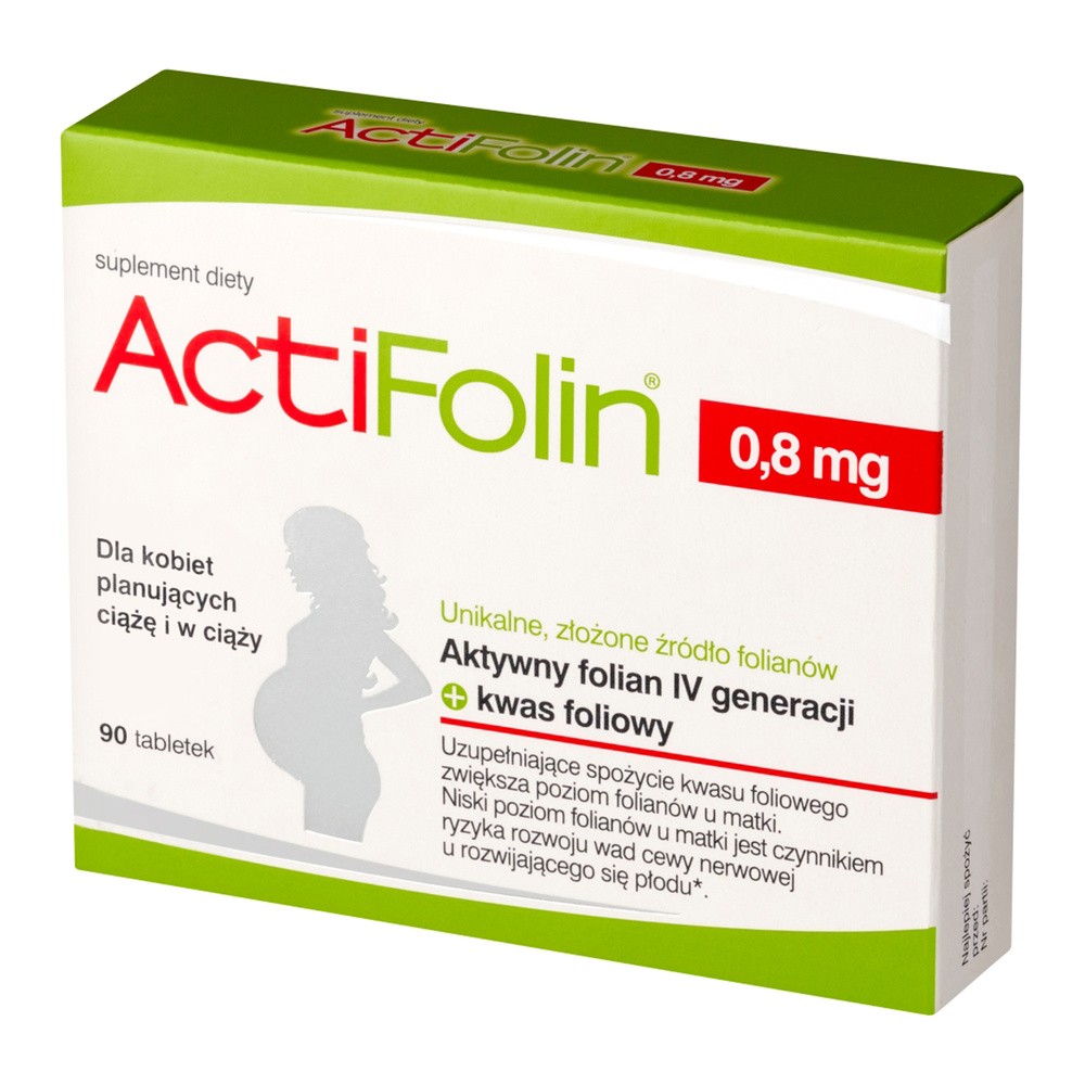 ActiFolin Tabl. 0,8 mg 90 Tabl.