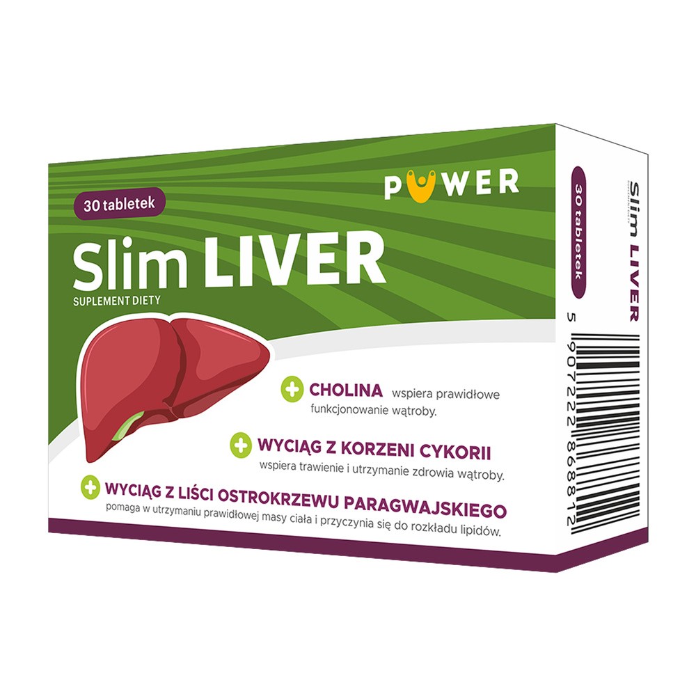 SlimLIVER, trawienie, odchudzanie, PUWER, 30 tab