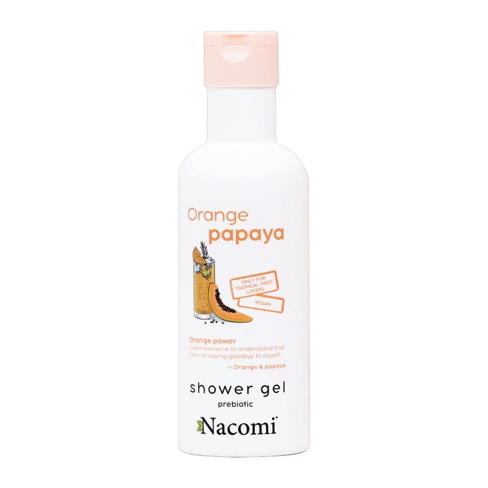 Nacomi Shower Gel żel pod prysznic Pomarańcza i Papaja 300ml