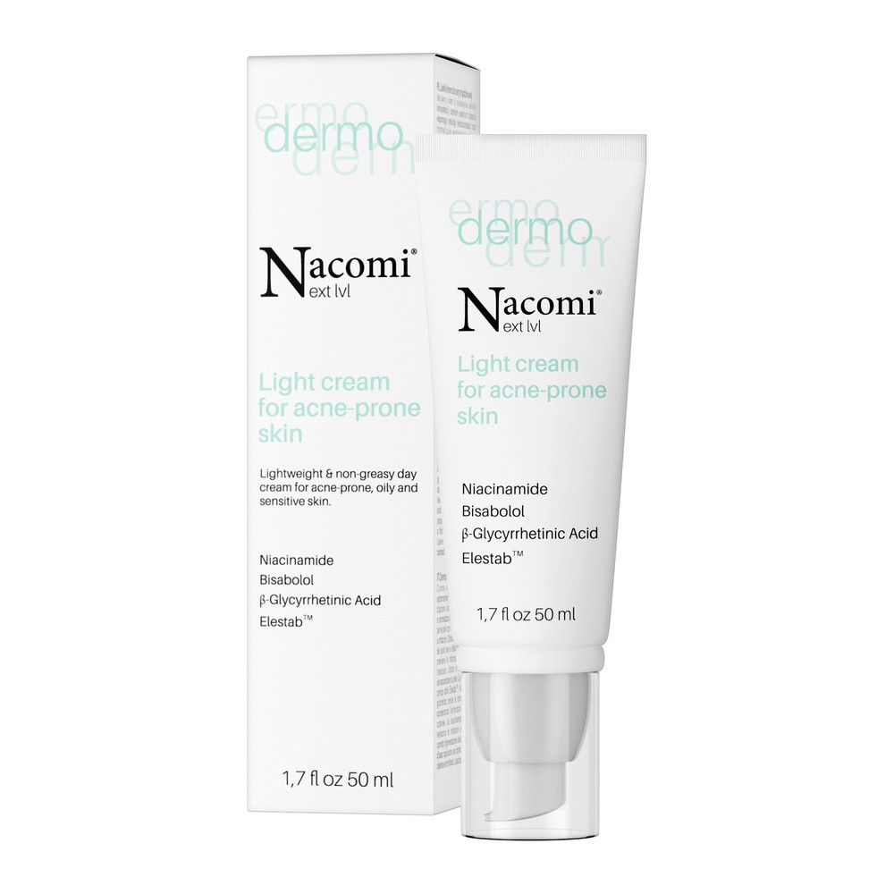 Nacomi Lekki Krem do Cery Trądzikowej 50 ml