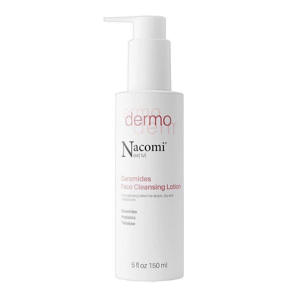 Nacomi Łagodna Emulsja Oczyszczająca do Cery Atopowej, Suchej i Podrażnionej 150 ml