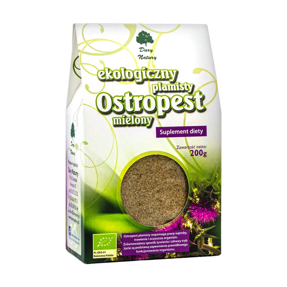 Dary Natury Ostropest Plamisty Mielony Eko 200G