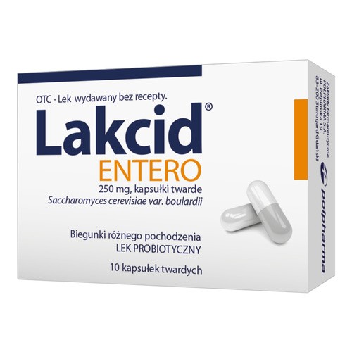 Lakcid Entero 250 mg 10 Kapsułek