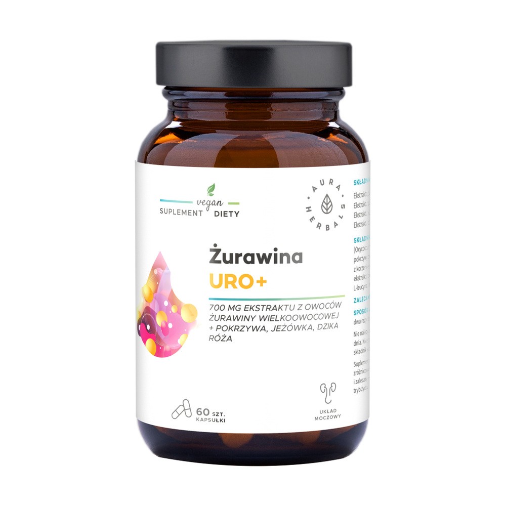 Żurawina Uro+, kapsułki 60 szt.
