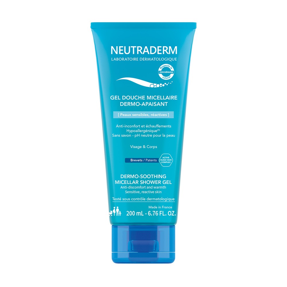 NEUTRADERM Dermo-łagodzący micelarny żel pod prysznic, 200ml - >>> DARMOWA od 99zł 
