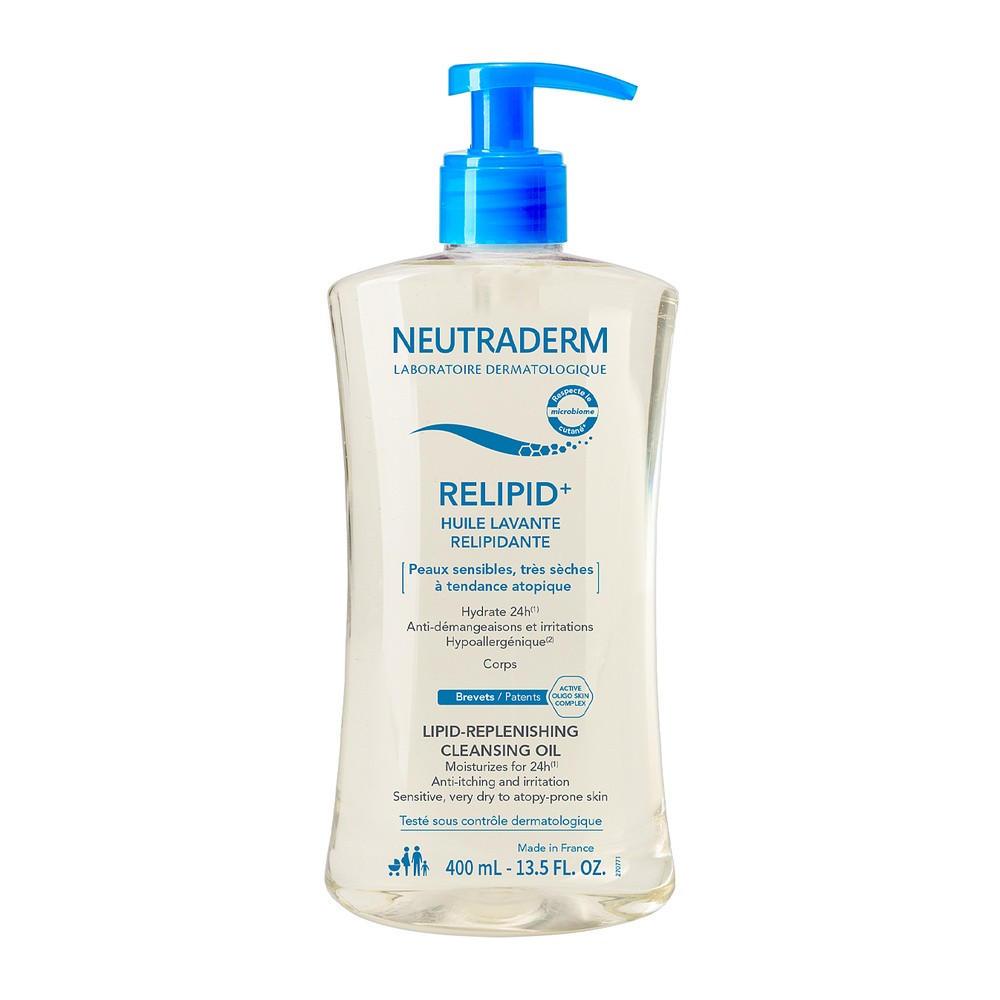 NEUTRADERM RELIPID+ Olejek do mycia ciała odbudowujący warstwę lipidową, 400ml