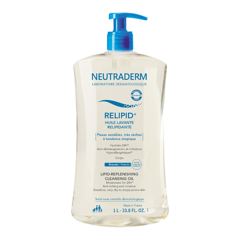 NEUTRADERM RELIPID+ Olejek do mycia ciałą odbudowujący warstwę lipidową, 1L