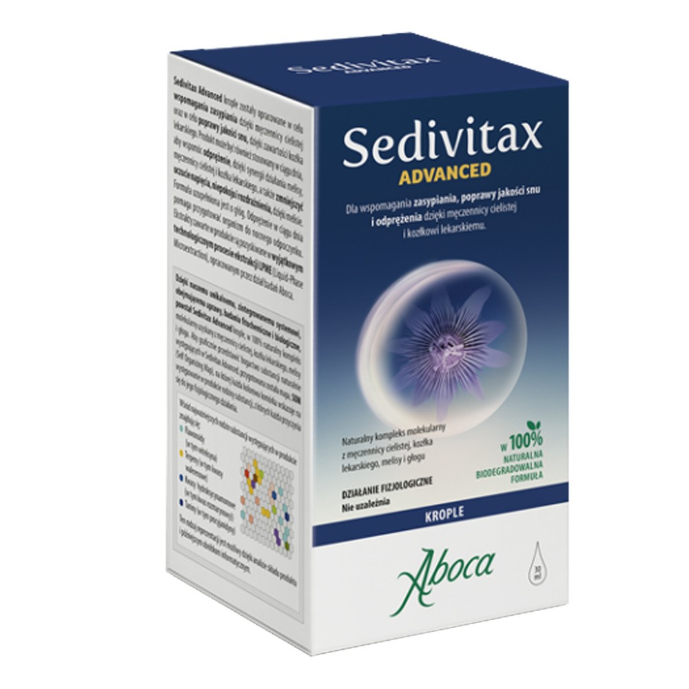 ABOCA Sedivitax Advanced Krople 30 ml