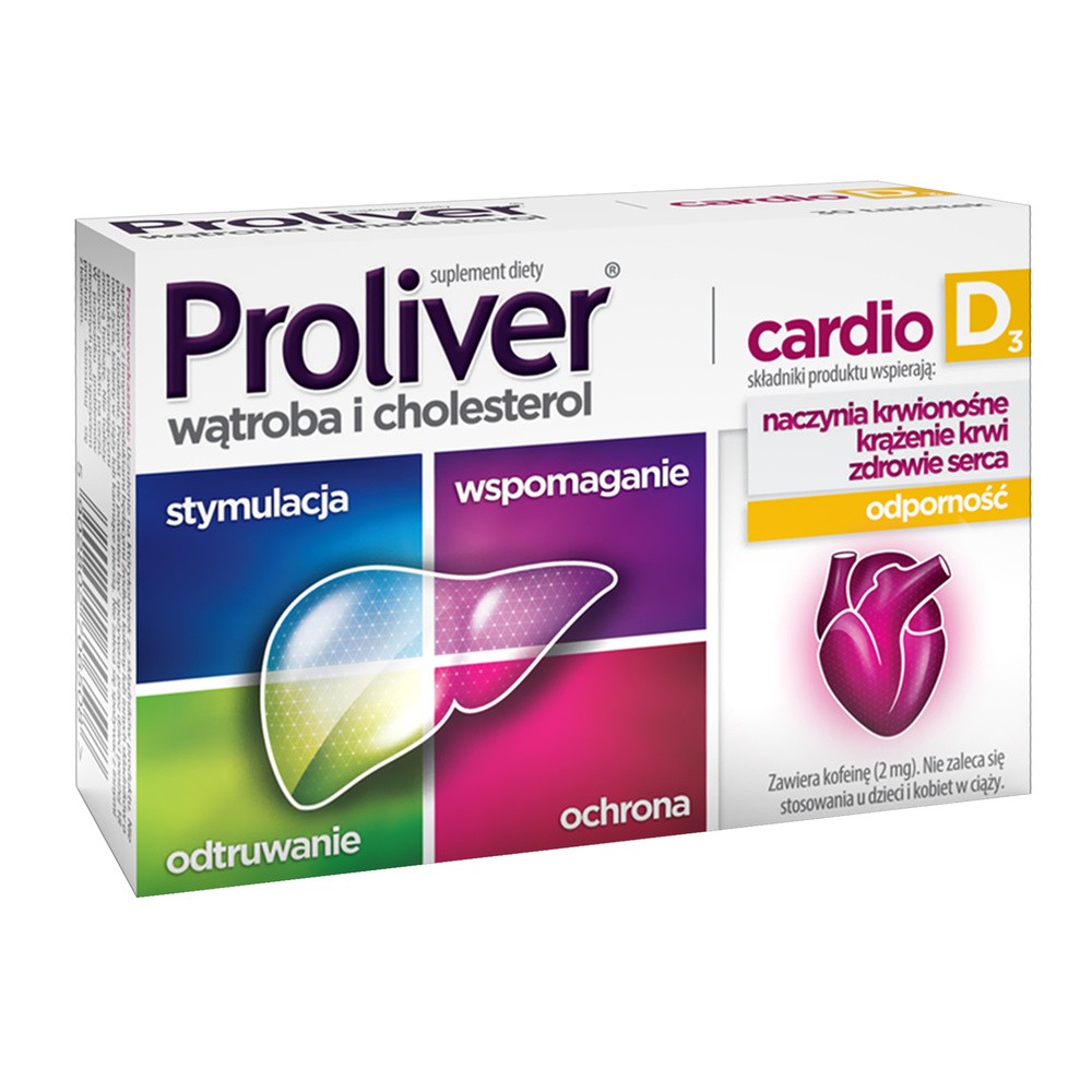 Proliver Cardio D3 30 Tabletek